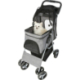 Kočárek pro psy BUGGY, rychlosklápěcí, 47 x 100 x 80 cm, nosnost do 15 kg, šedá