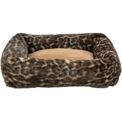 SOFT Edition pelech LEO s okrajem, hnědá/leopardí