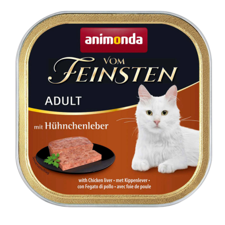 ANIMONDA paštika ADULT - kuřecí játra pro kočky 100 g