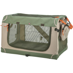 Transportní přepravka COMFY, M: 51.9 x 49.4 x 85.7 cm, olivová/béžová