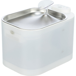 Pítko Aqua Square,  2,5 l/23,5 × 15,5 × 15,8 cm, plast/nerezová ocel, bílé