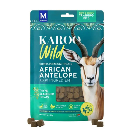 KAROO Wild African Antelope THYME, tréninkové kousky, antilopa s tymiánem, 113 g