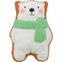 Xmas Bear - vánoční medvídek 20 cm, hračka pro psy, se zvukem, plyš