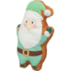 Xmas Santa - vánoční hračka pro psy 22 cm, bez zvuku, plyš