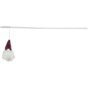 Xmas Elf Rod, vánoční hrací prut se skřítkem, s catnipem,  46 cm