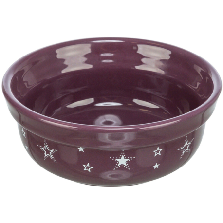 Xmas Bowl, vánoční keramická miska, zelená/bordó