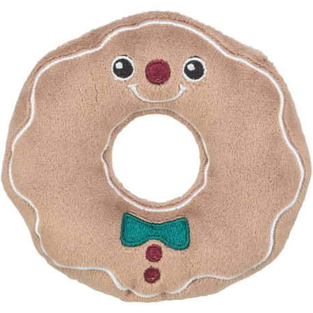 Xmas Mr. Donut, vánoční plyšový pan Donut ø 10 cm