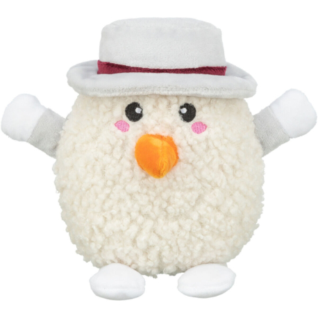 Xmas Snowman, vánoční plyšový sněhulák 25 cm