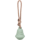 Xmas Bell,  vánoční zvonek na laně, ø 12/36 cm, přírodní guma, petrolejová