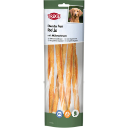 Denta Fun Rolls s kuřecím prsem, 26 cm, 4 × 30 g